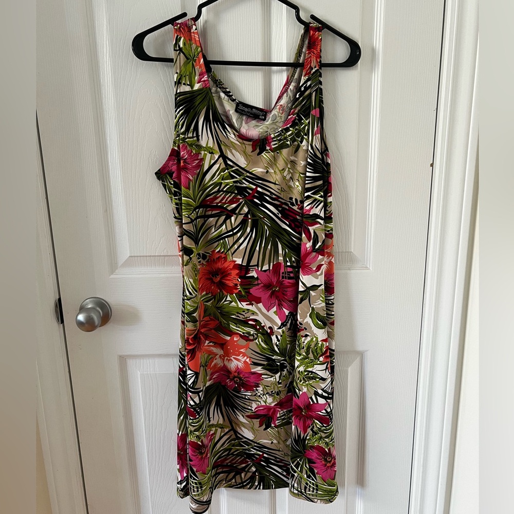 Tropical summer dress, Size: XL